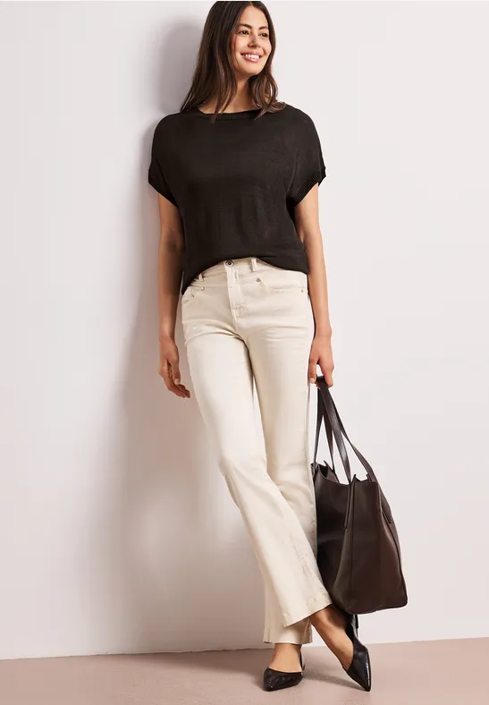 Pullunder mit U-Boot-Ausschnitt espresso brown