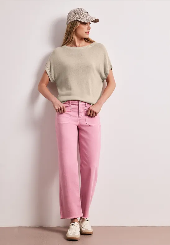 Pullunder mit U-Boot-Ausschnitt clay sand