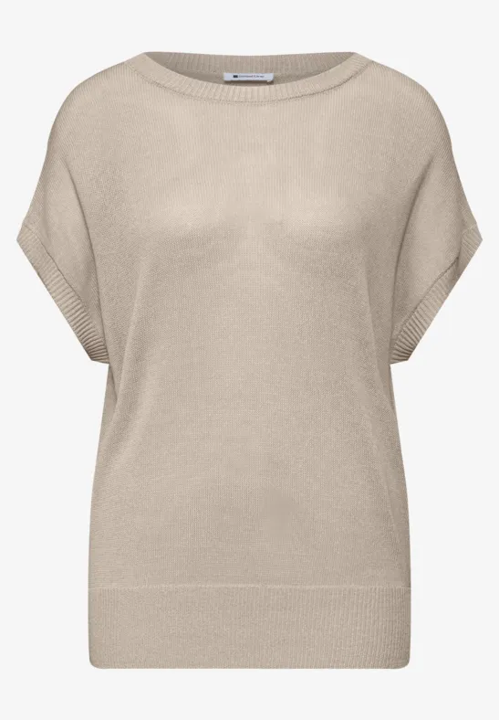 Pullunder mit U-Boot-Ausschnitt clay sand
