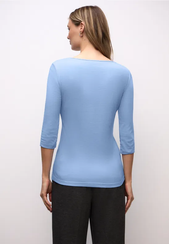Basic Shirt met 3/4 mouwen null