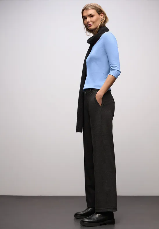 Basic Shirt met 3/4 mouwen null