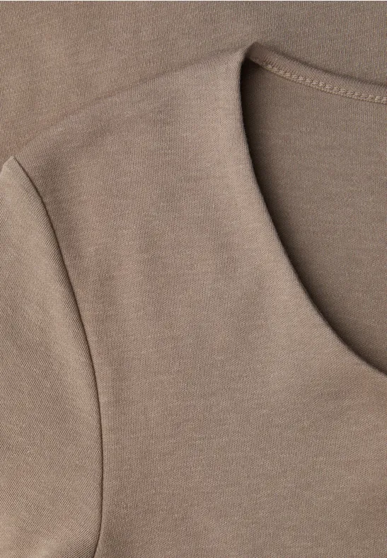 Basic Shirt met 3/4 mouwen null