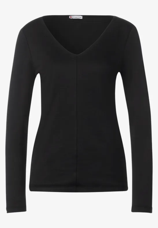 T-shirt A Maniche Lunghe Street One New Lanea Per Donna, Scollo A Barchetta