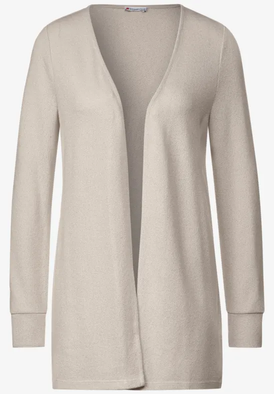 Cardigan Long Femme Street One - Ouvert, Manches Longues, Poches
