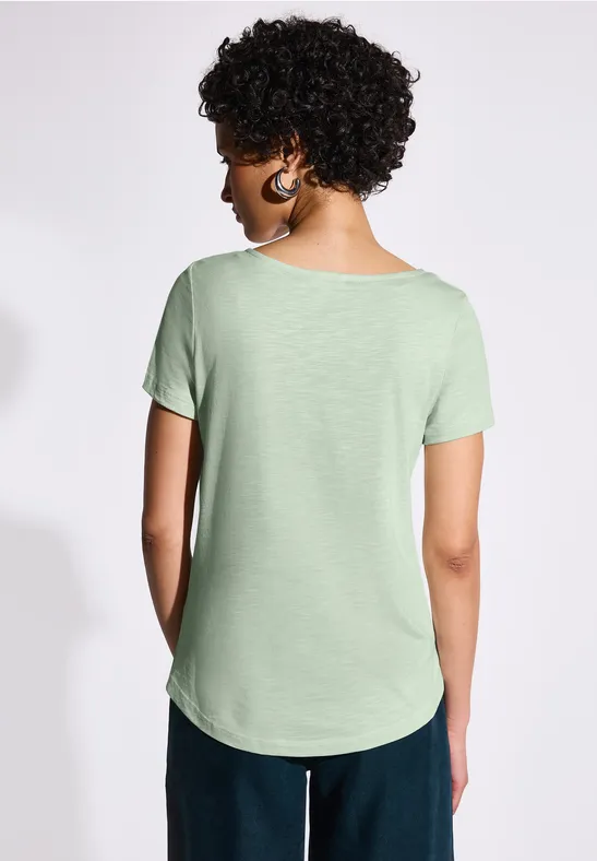 Street One Gerda T-Shirt Donna - Scollo Rotondo E Taglio Morbido - Comfort E Stile Quotidiano