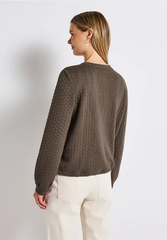 Veste légère structurée silk brown