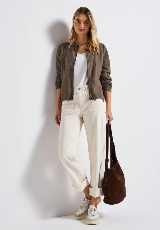 Veste légère structurée silk brown