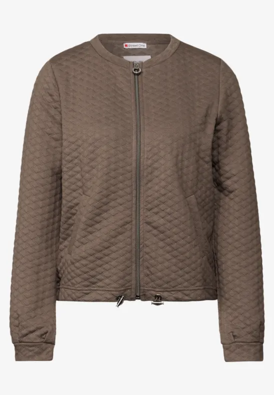Veste légère structurée silk brown