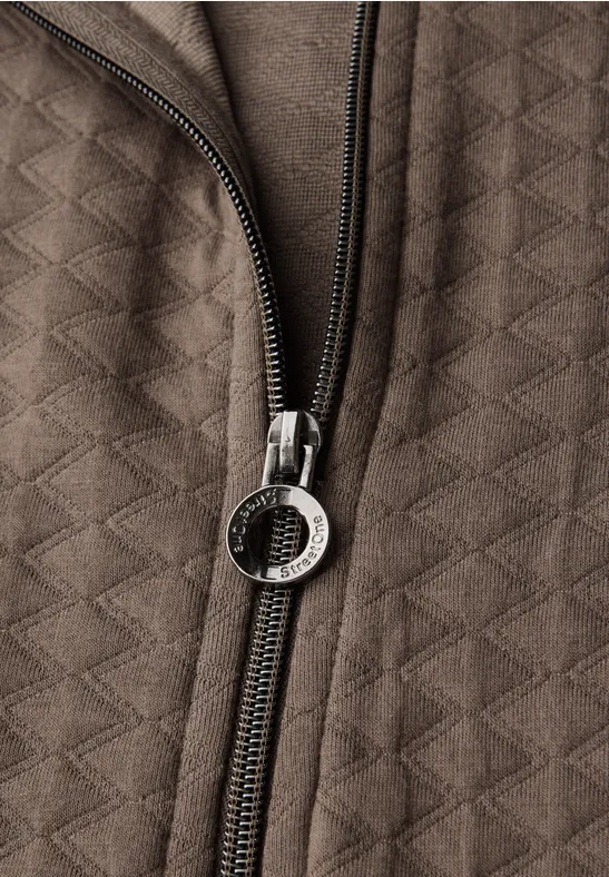 Veste légère structurée silk brown