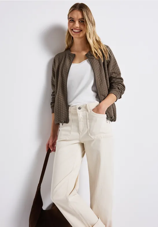 Veste légère structurée silk brown