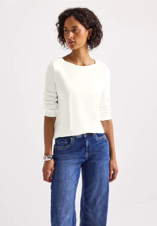 Basic U-Boot Shirt off white
