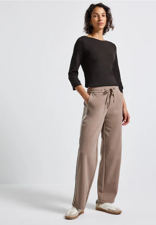 Basic onderzeeër shirt deep roast brown