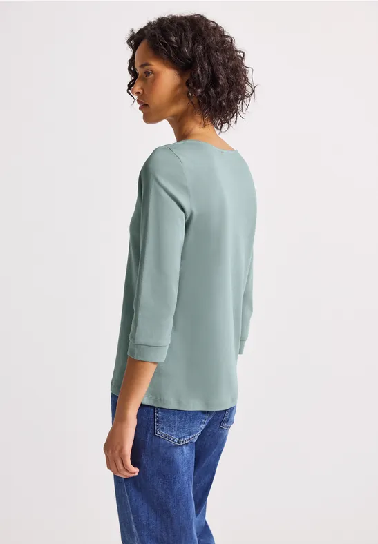 Basic onderzeeër shirt arona blue