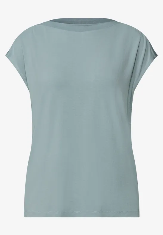 T-shirt U-Boot avec détail côtelé arona blue