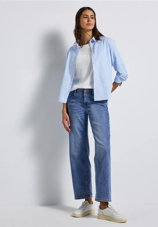Shirt met boothals White