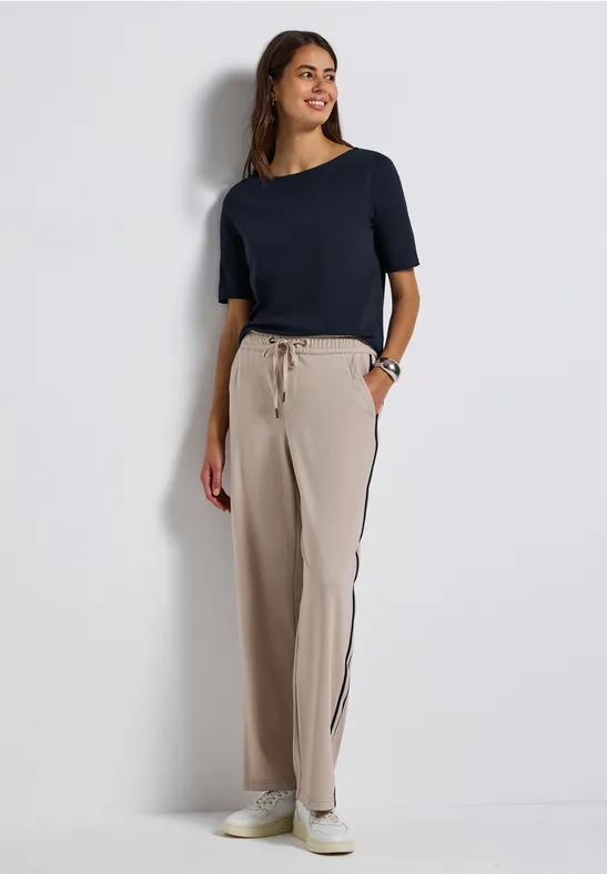 Shirt mit U-Boot-Ausschnitt deep blue