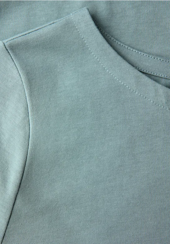 Shirt mit U-Boot-Ausschnitt arona blue