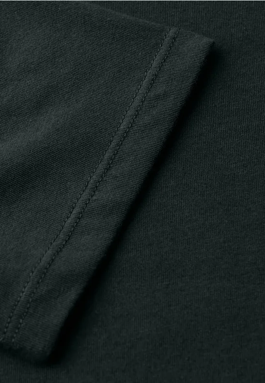 Shirt met boothals evernight green