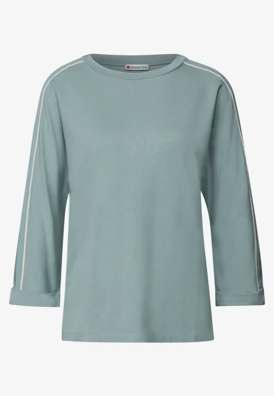 Shirt met gallonstrepen arona blue