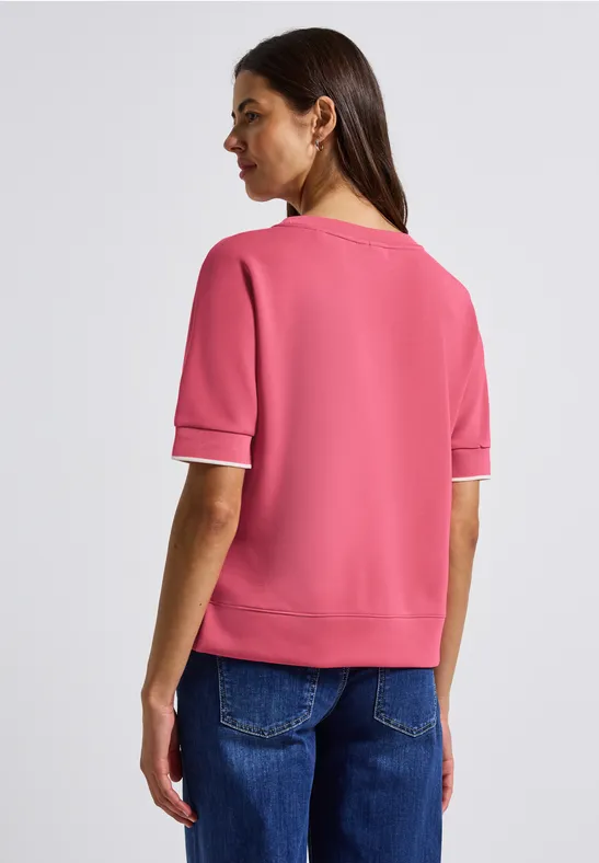 Chemise en soie almond coral