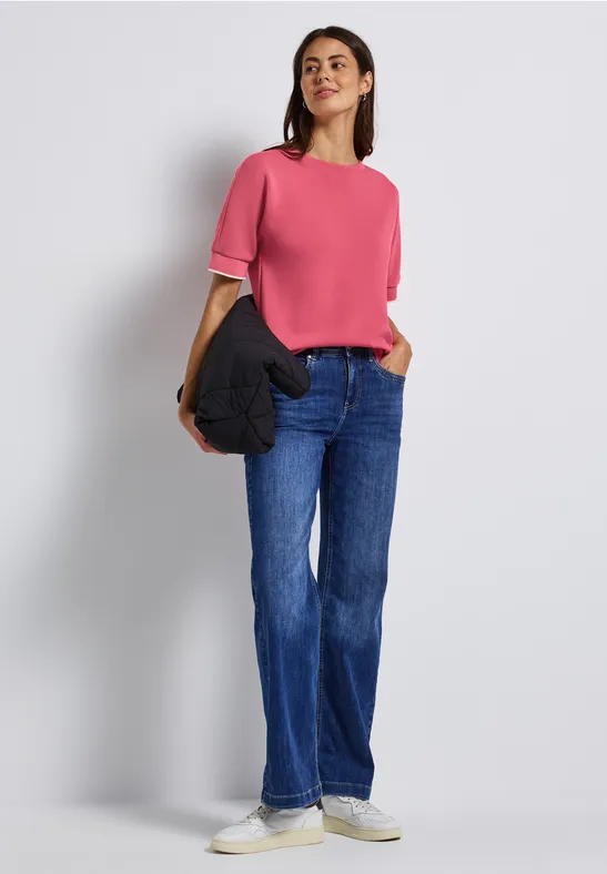 Chemise en soie almond coral