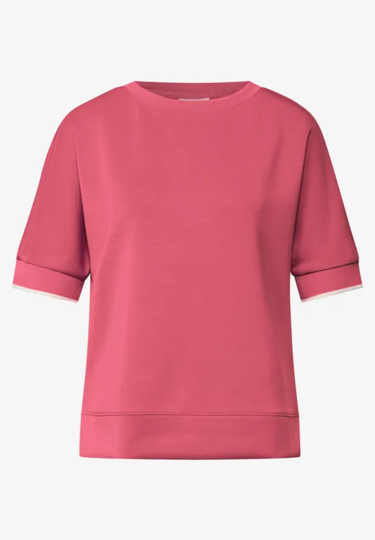 Chemise en soie almond coral