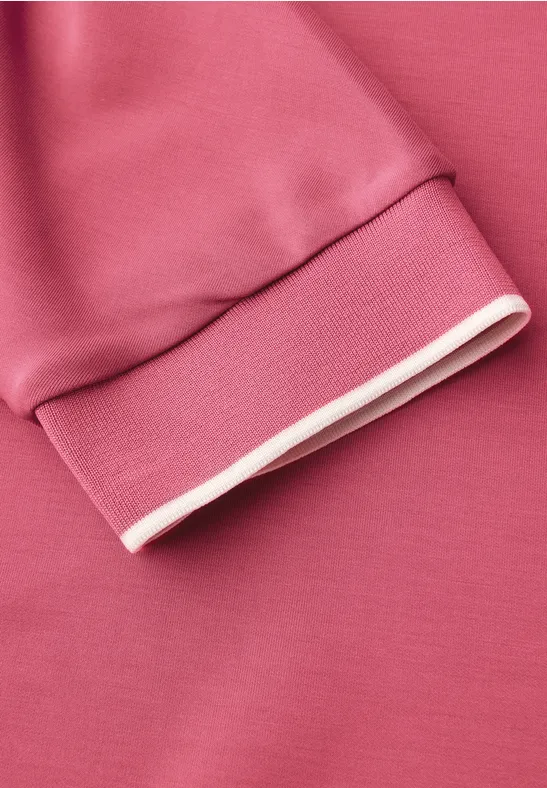 Chemise en soie almond coral