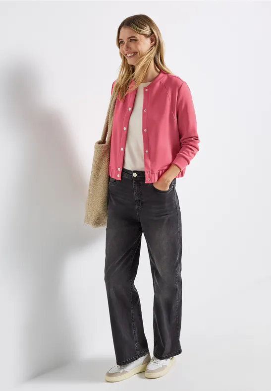 Silk-Look Jacke almond coral