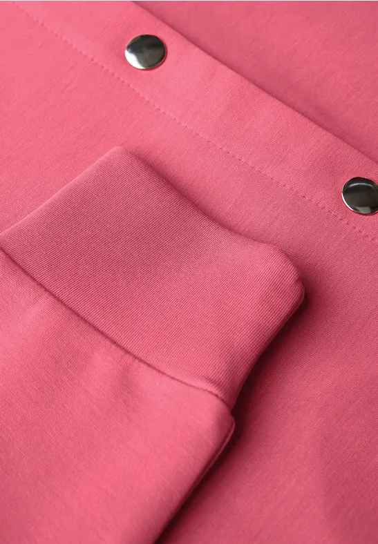 Silk-Look Jacke almond coral