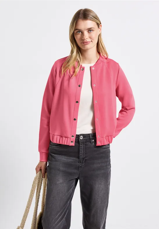 Silk-Look Jacke almond coral