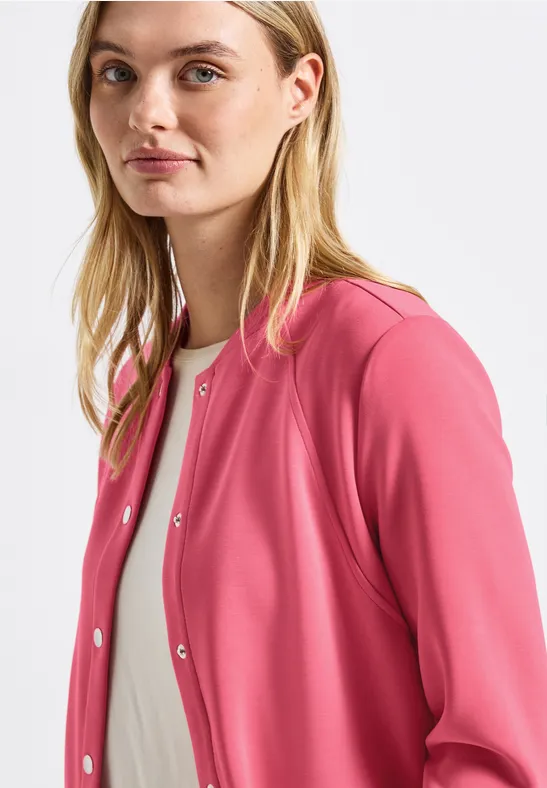 Silk-Look Jacke almond coral