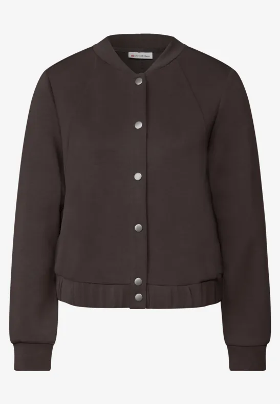 Silk-Look Jacke deep roast brown