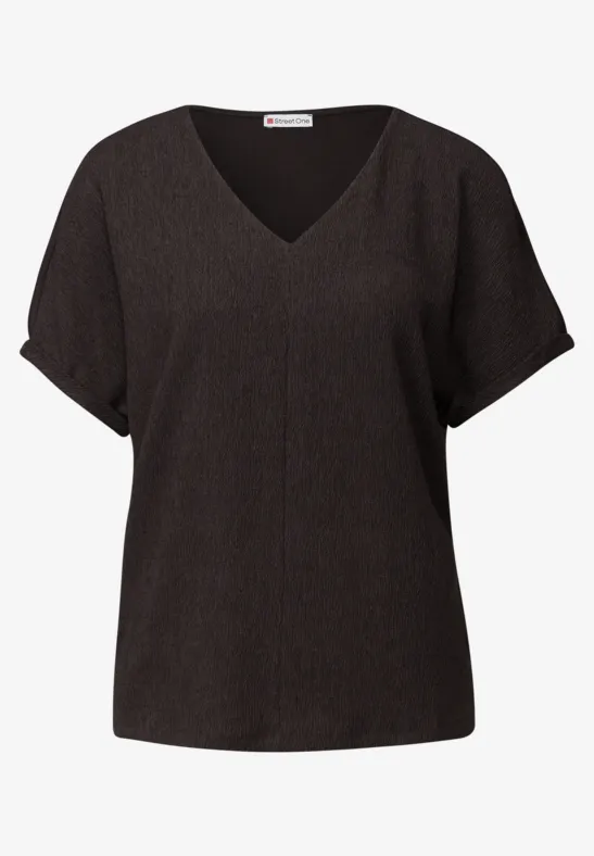 Strukturmix Shirt deep roast brown
