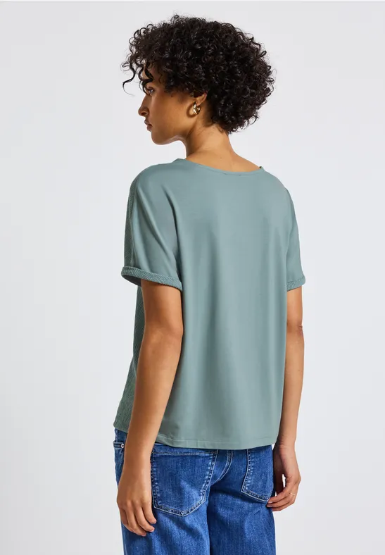 Strukturmix Shirt arona blue