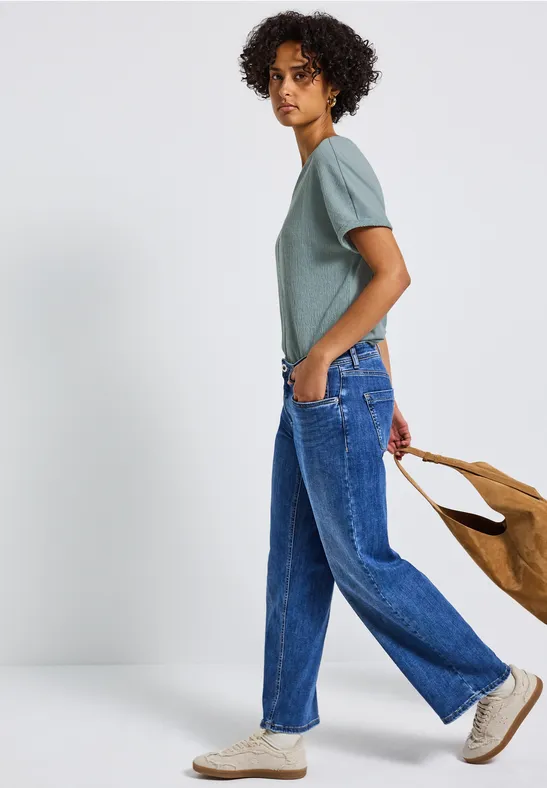 Strukturmix Shirt arona blue