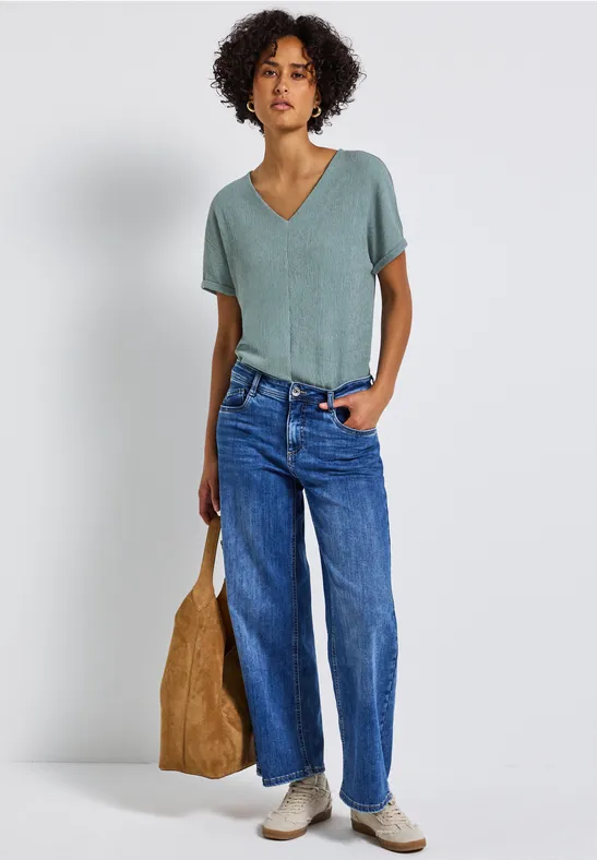 Strukturmix Shirt arona blue