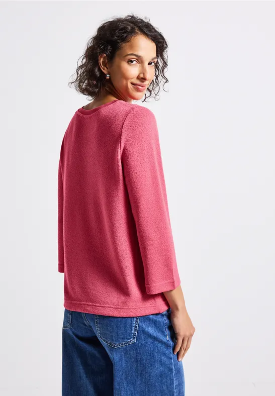 T-shirt en tricot almond coral