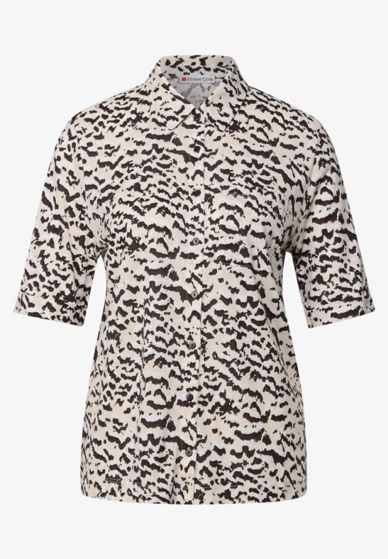 Shirt in blouselook morning beige