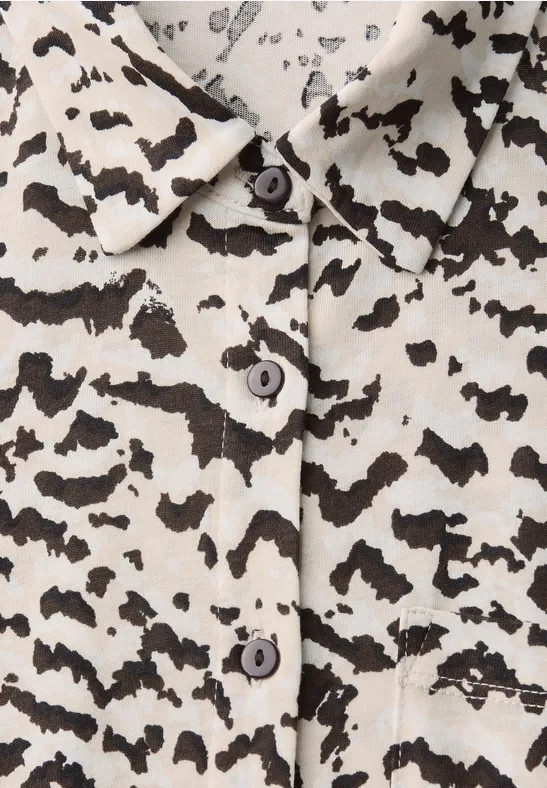 Shirt in blouselook morning beige