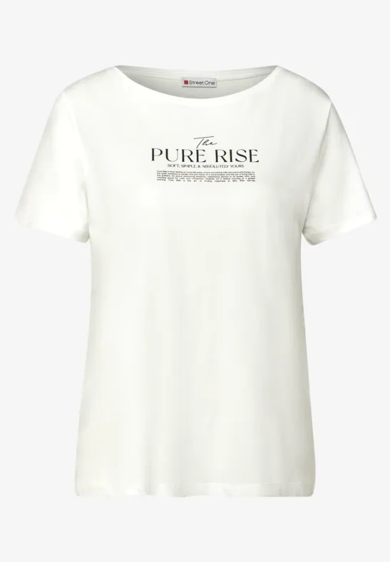 T-shirt avec art wording off white
