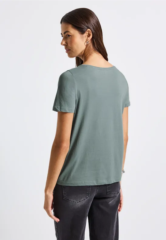 T-shirt avec art wording arona blue