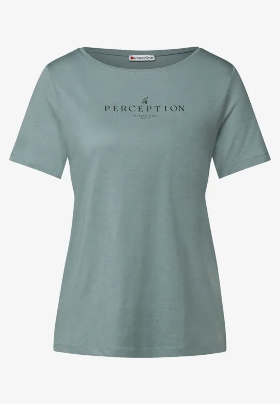 T-shirt avec art wording arona blue