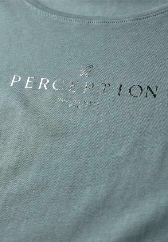T-shirt avec art wording arona blue