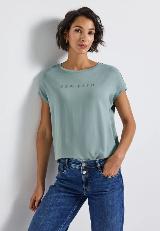 T-shirt avec détails scintillants arona blue