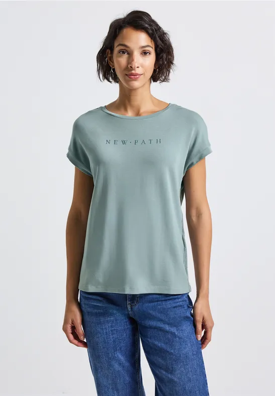 T-shirt avec détails scintillants arona blue