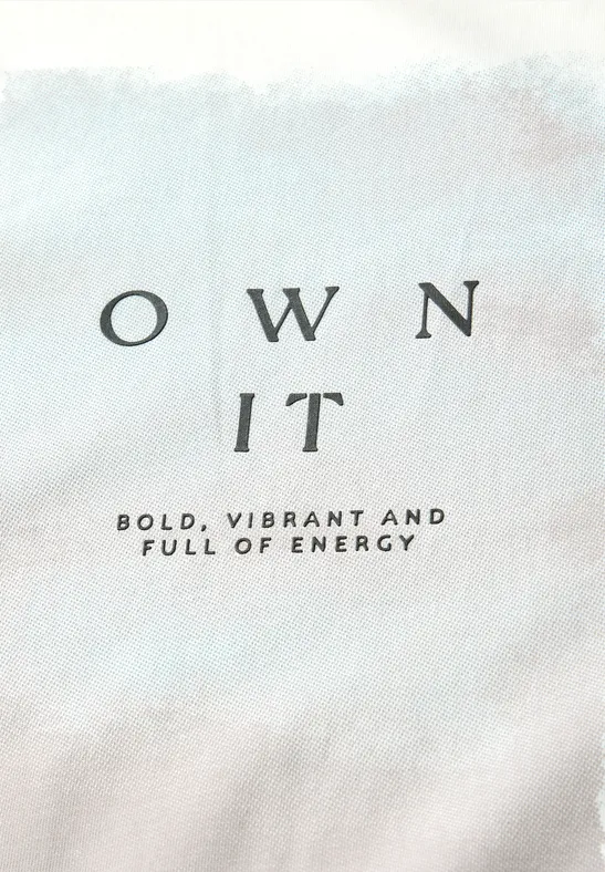 T-Shirt mit Print off white