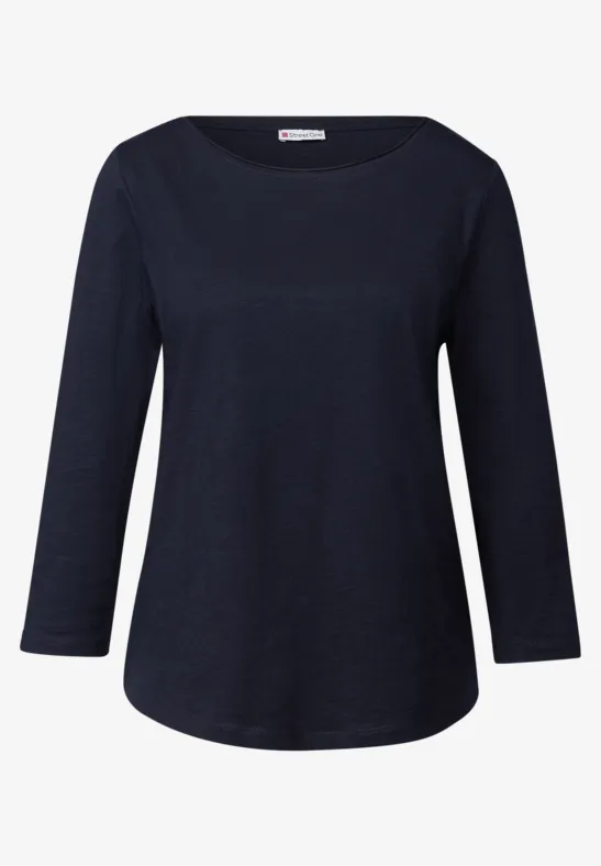 Shirt mit 3/4 Arm deep blue
