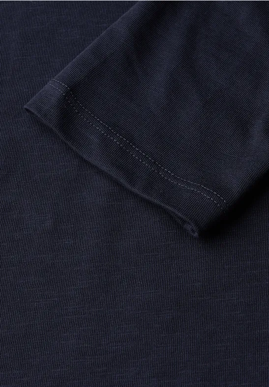 Shirt mit 3/4 Arm deep blue
