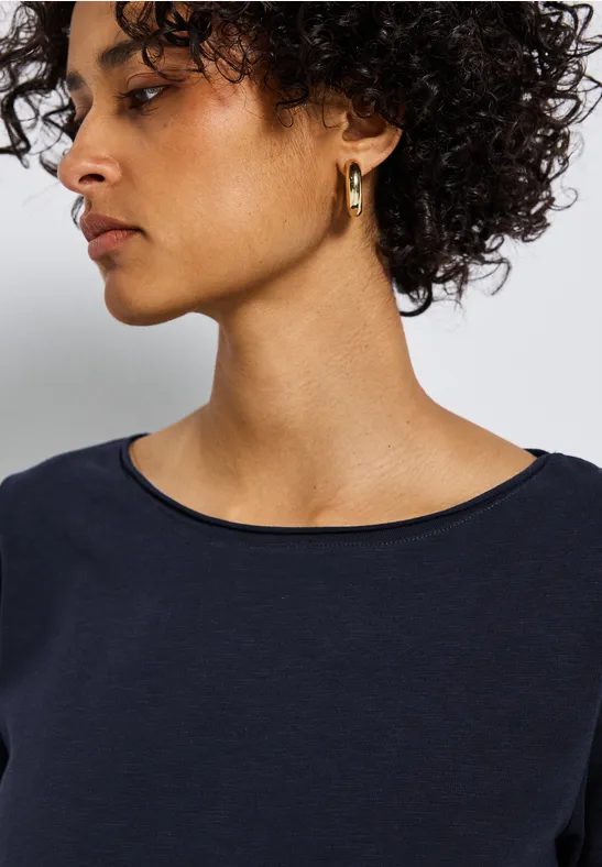 Shirt mit 3/4 Arm deep blue