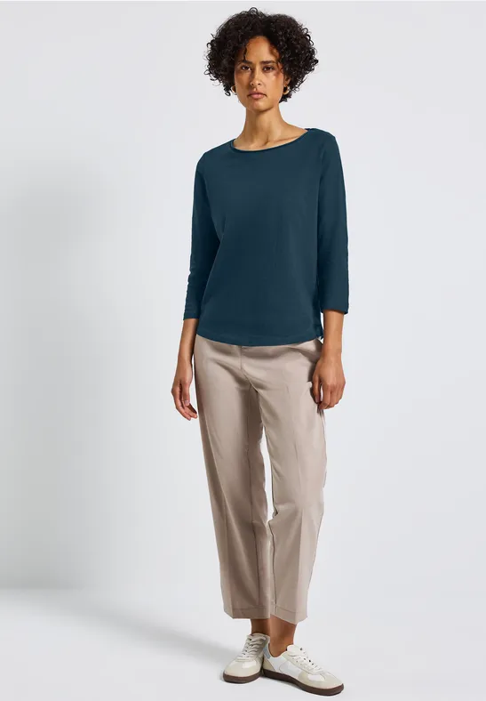 Shirt mit 3/4 Arm tide blue